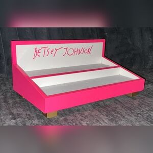 Betsey Johnson Hot Pink Display Stand